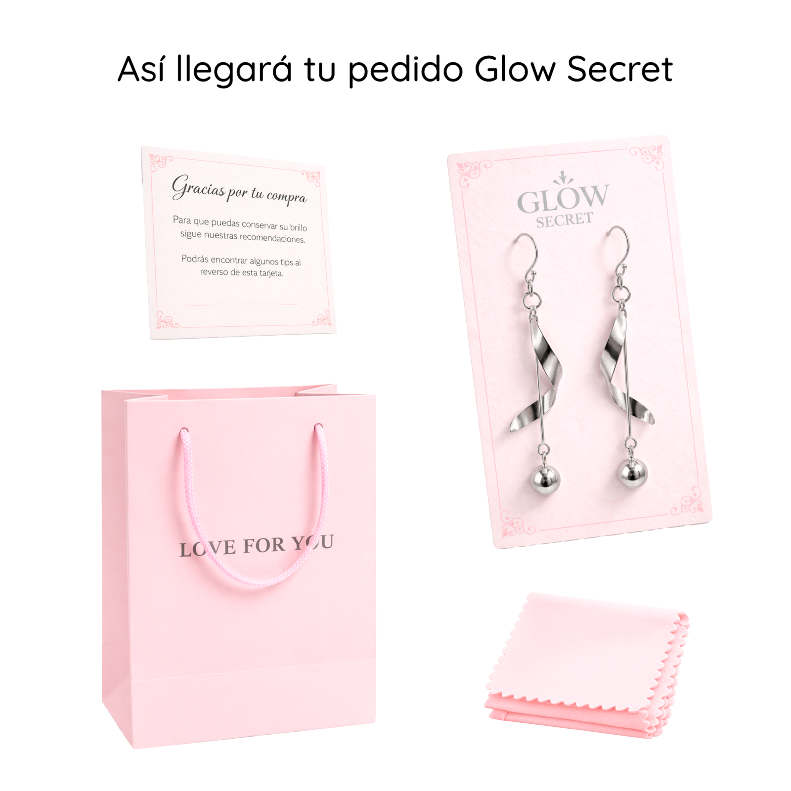 Aros Plata 925 Colgantes Diseño Ondulado Elegante