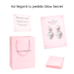 Aros Plata 925 Doble Corazón Cepillado