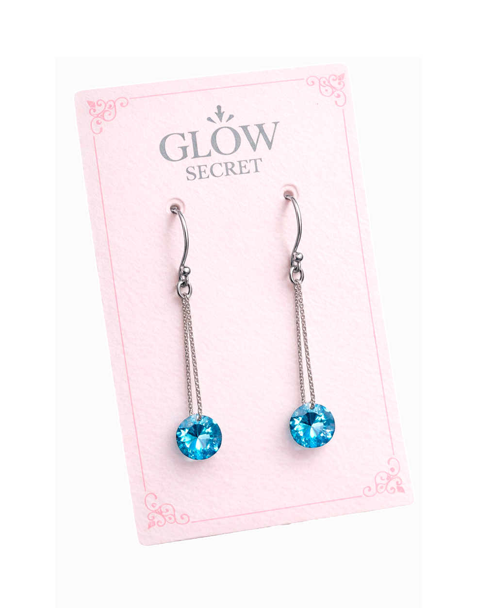 Aros Colgante Mujer Plata 925 Cristal Swarovski Regalo