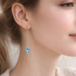 Aros Colgante Mujer Plata 925 Cristal Swarovski Regalo