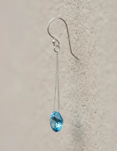 Aros Colgante Mujer Plata 925 Cristal Swarovski Regalo