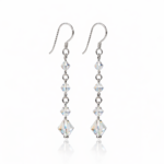 Aros Colgantes en Plata 925 Cristales Swarovski Hipoalergénicos