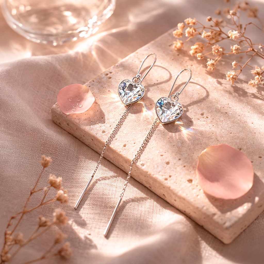 aros pasadores de mujer en chile elegantes glow secret