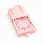 Pulsera de plata 925 para mujer en caja de regalo rosada, joya elegante ideal para sorprender