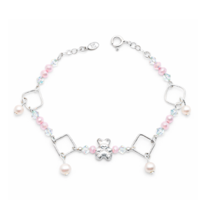 Pulsera Plata 925 Osito Mujer - Regalo Ideal, Día de la Madre
