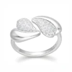 Anillo Doble Hoja Plata 925 Mujer Ajustable | Glow Secret Anillo Doble Hoja Plata 925 Mujer Ajustable de Glow Secret, elaborado en Plata 925 certificada con acabado texturizado y diseño elegante para uso diario.