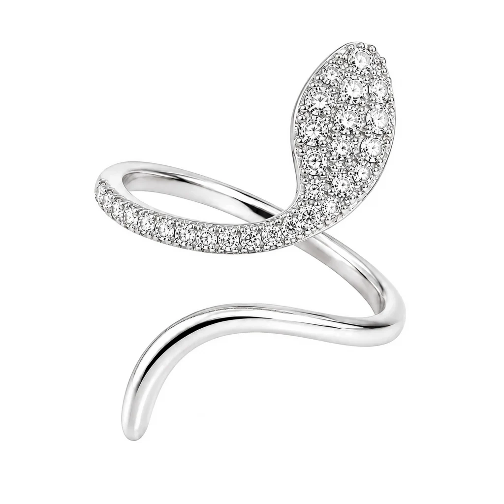 Anillo Serpiente en Plata 925 de Glow Secret colección Iconic.